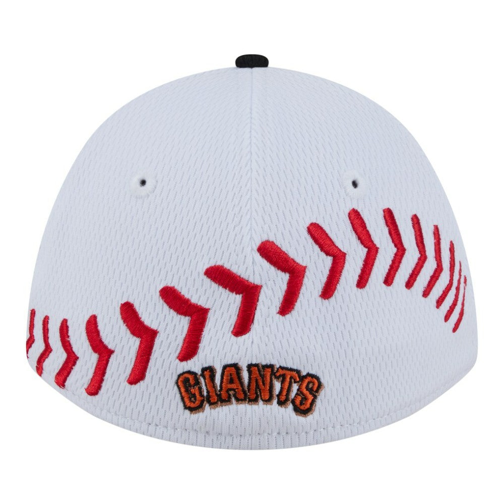 San Francisco Giants Youth Baseball 39THIRTY M-Crown Flex Hat White/Black
