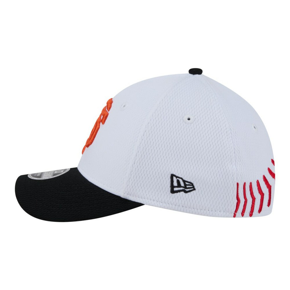 San Francisco Giants Youth Baseball 39THIRTY M-Crown Flex Hat White/Black