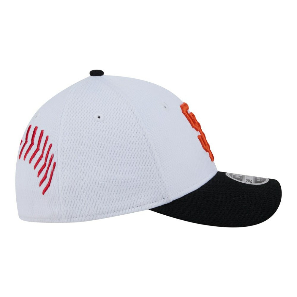 San Francisco Giants Youth Baseball 39THIRTY M-Crown Flex Hat White/Black