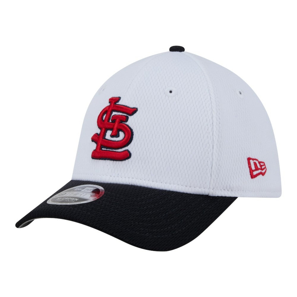 St. Louis Cardinals Youth Baseball 39THIRTY M-Crown Flex Hat White/Red