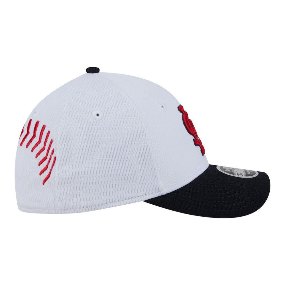 St. Louis Cardinals Youth Baseball 39THIRTY M-Crown Flex Hat White/Red