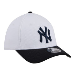 New York Yankees Youth Baseball 39THIRTY M-Crown Flex Hat White/Navy