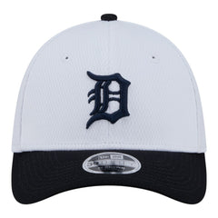 Detroit Tigers Youth Baseball 39THIRTY M-Crown Flex Hat White/Navy