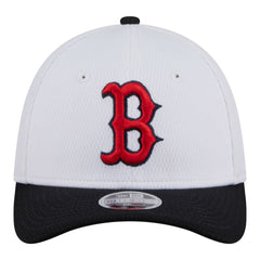 Boston Red Sox Youth Baseball 39THIRTY M-Crown Flex Hat White/Navy