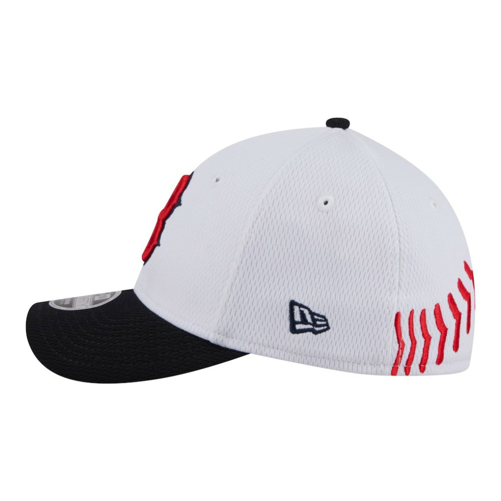 Boston Red Sox Youth Baseball 39THIRTY M-Crown Flex Hat White/Navy