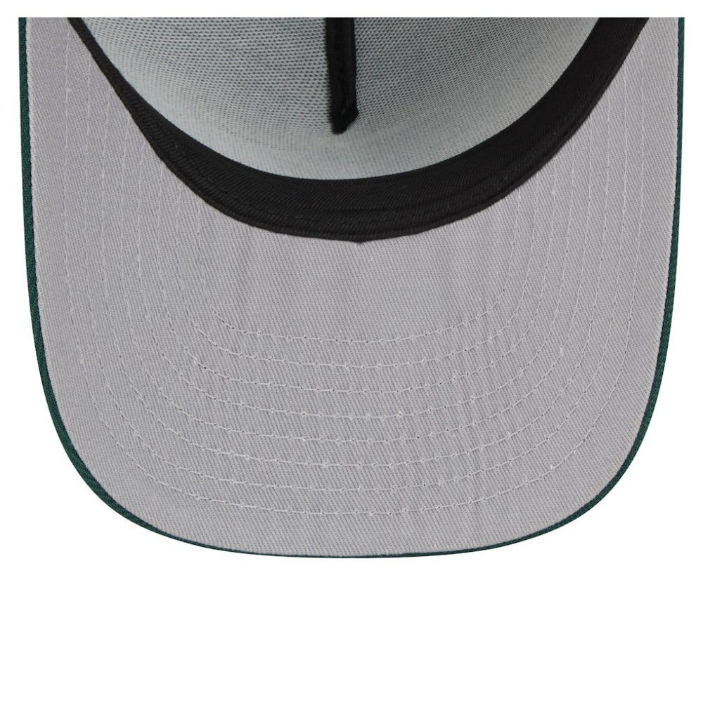 Athletics Youth Logo Fade A-Frame 9FIFTY Snapback Hat Green