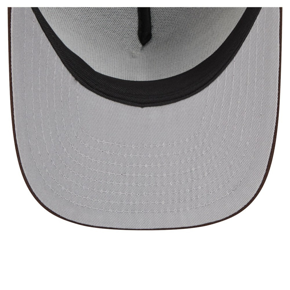 San Diego Padres Youth Logo Fade A-Frame 9FIFTY Snapback Hat Brown