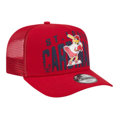 St. Louis Cardinals Youth Logo Fade A-Frame 9FIFTY Snapback Hat Red