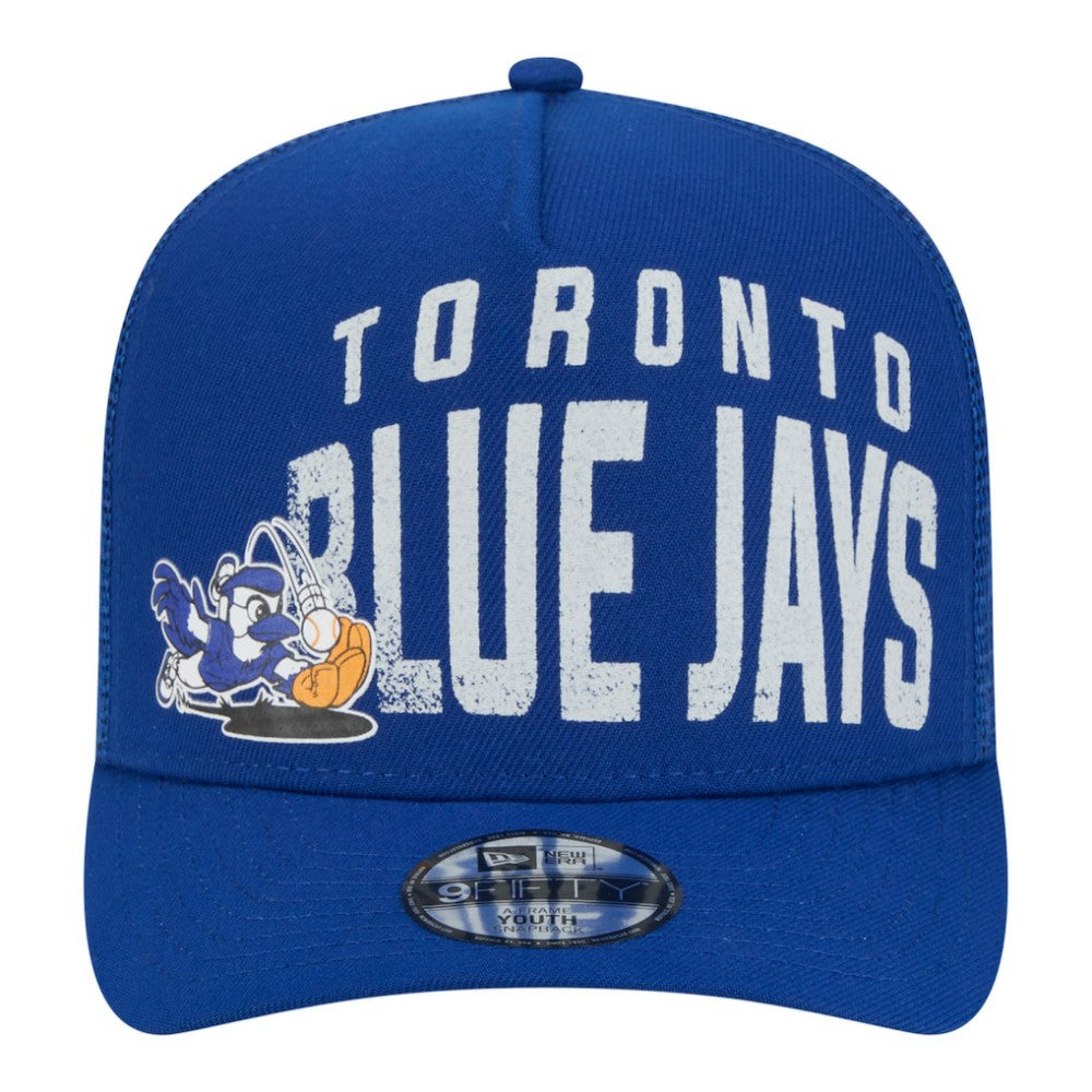 Toronto Blue Jays Youth Logo Fade A-Frame 9FIFTY Snapback Hat Royal