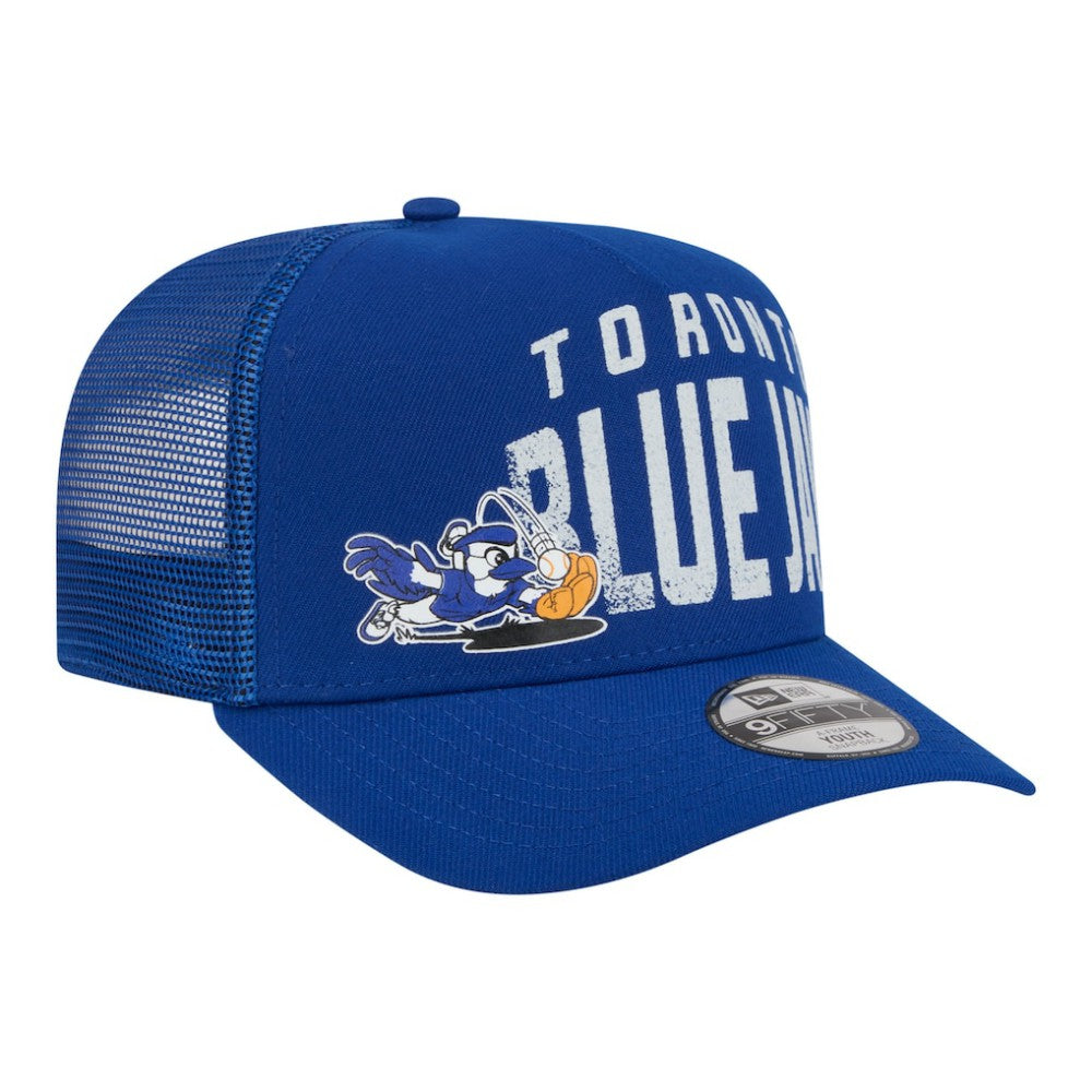 Toronto Blue Jays Youth Logo Fade A-Frame 9FIFTY Snapback Hat Royal