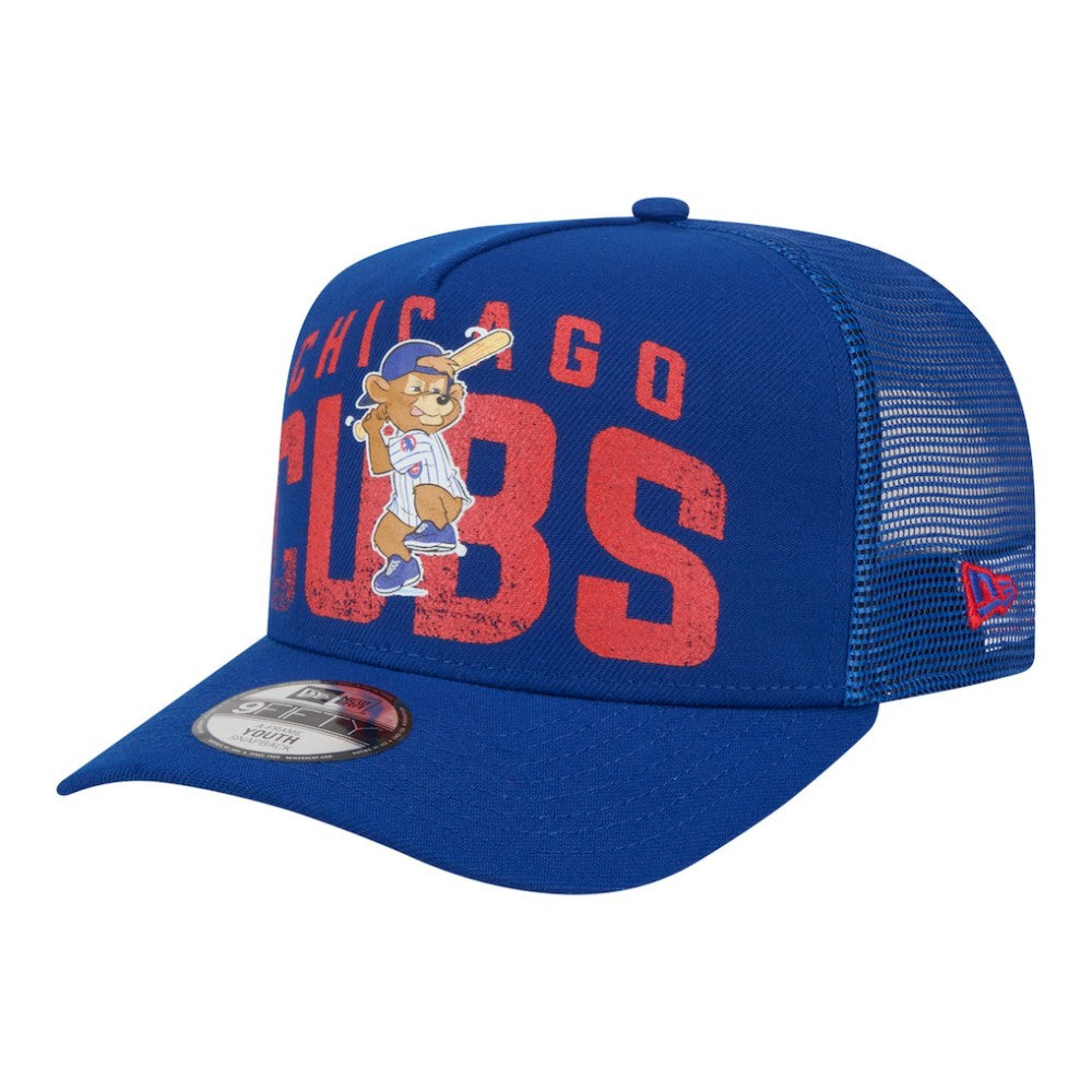 Chicago Cubs Youth Logo Fade A-Frame 9FIFTY Snapback Hat Royal