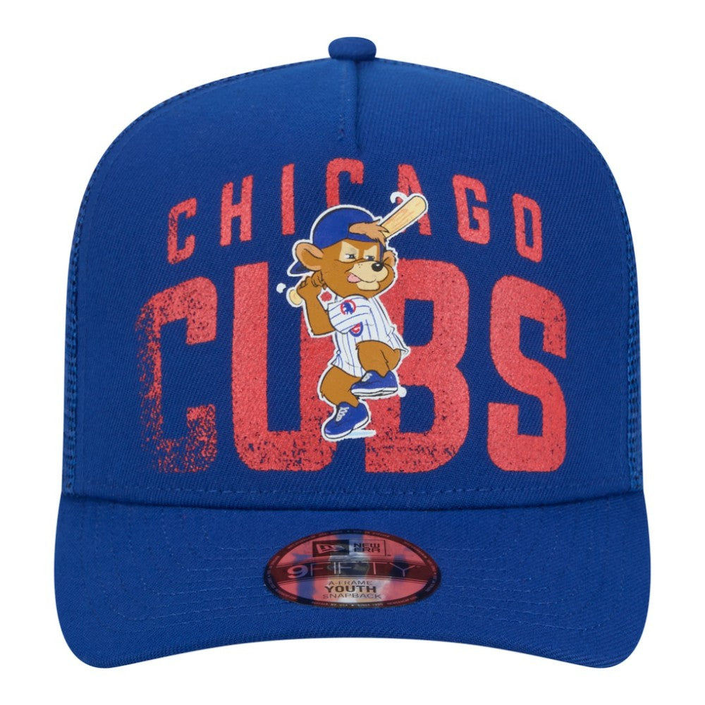 Chicago Cubs Youth Logo Fade A-Frame 9FIFTY Snapback Hat Royal