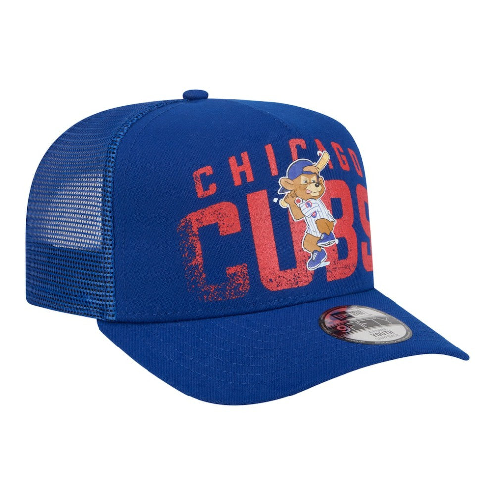 Chicago Cubs Youth Logo Fade A-Frame 9FIFTY Snapback Hat Royal