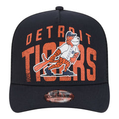 Detroit Tigers Youth Logo Fade A-Frame 9FIFTY Snapback Hat Navy