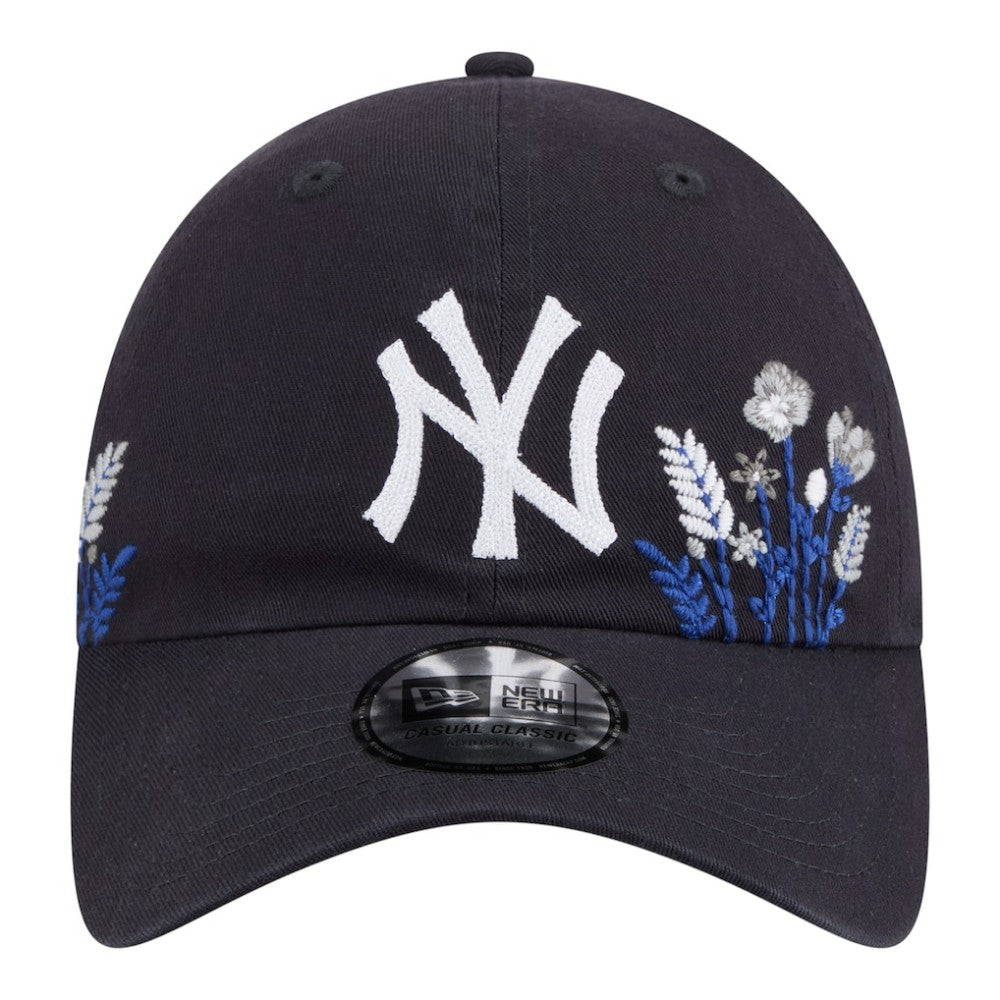 New York Yankees Women's Wildflower Casual Classic Adjustable Hat Navy