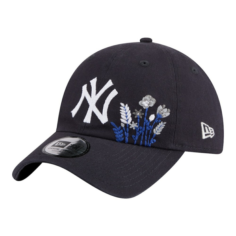 New York Yankees Women's Wildflower Casual Classic Adjustable Hat Navy