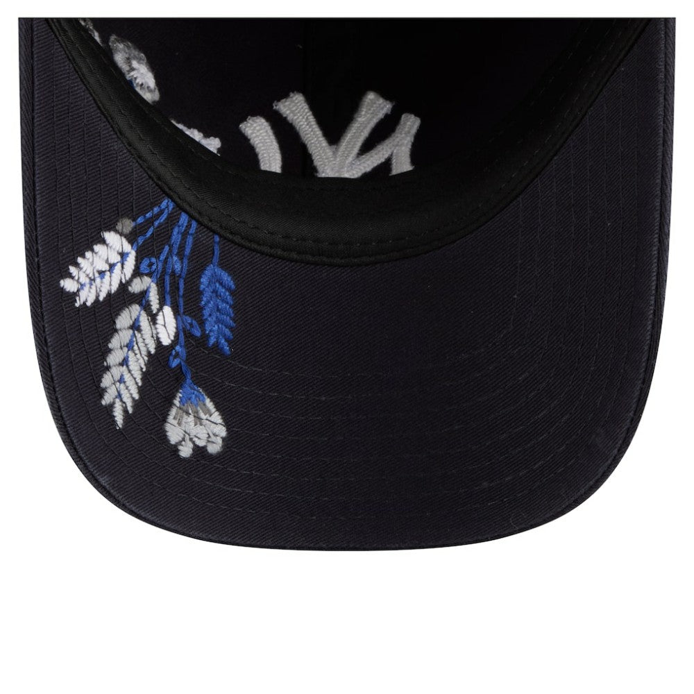 New York Yankees Women's Wildflower Casual Classic Adjustable Hat Navy