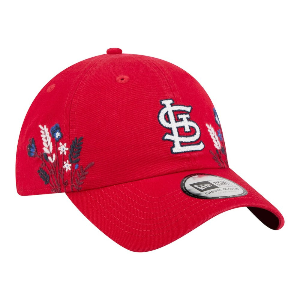 St. Louis Cardinals Women's Wildflower Casual Classic Adjustable Hat Red