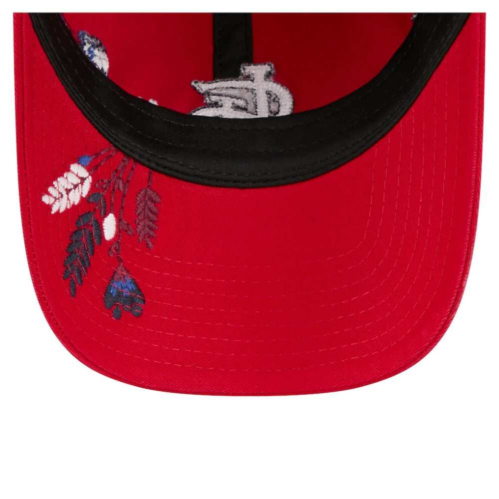 St. Louis Cardinals Women's Wildflower Casual Classic Adjustable Hat Red