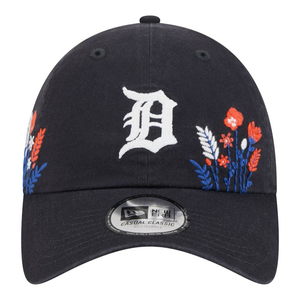 Detroit Tigers Women's Wildflower Casual Classic Adjustable Hat Navy