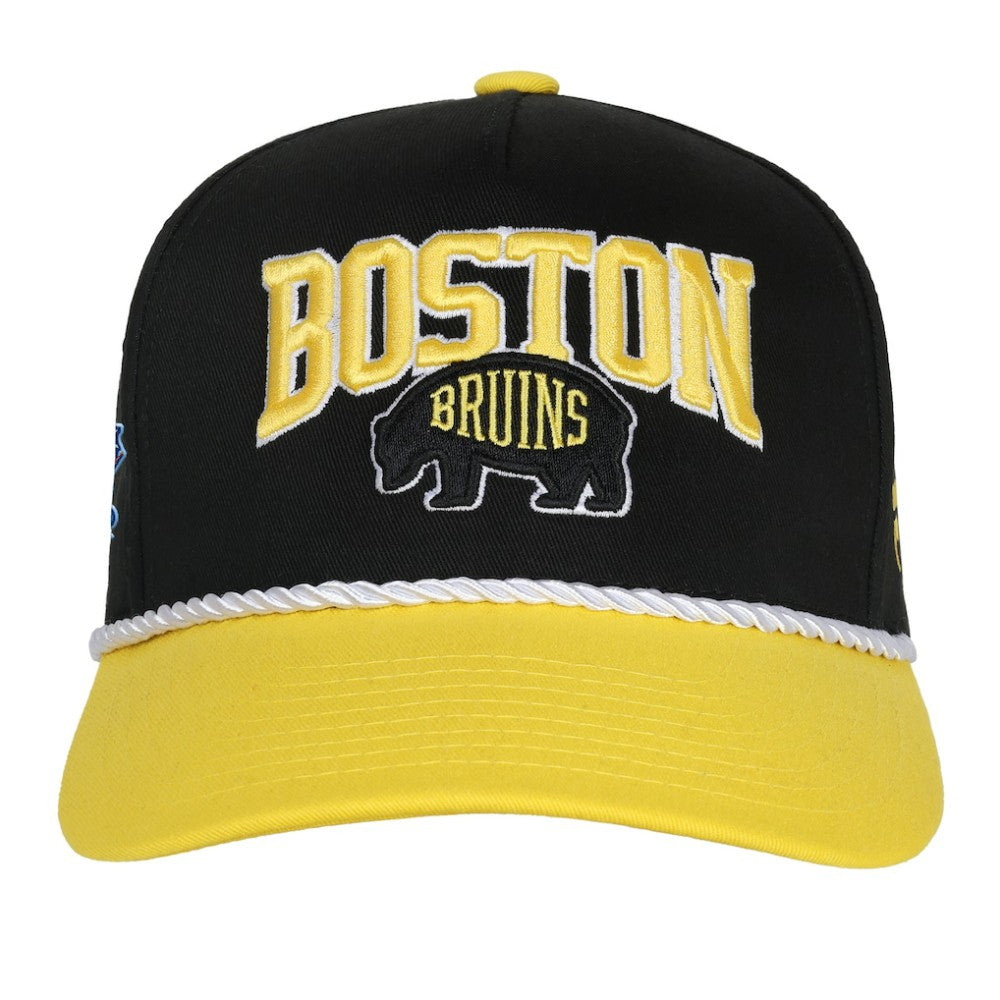 Boston Bruins Fanatics Youth 2026 NHL Stadium Series Team A-Frame Adjustable Hat - Black Hats