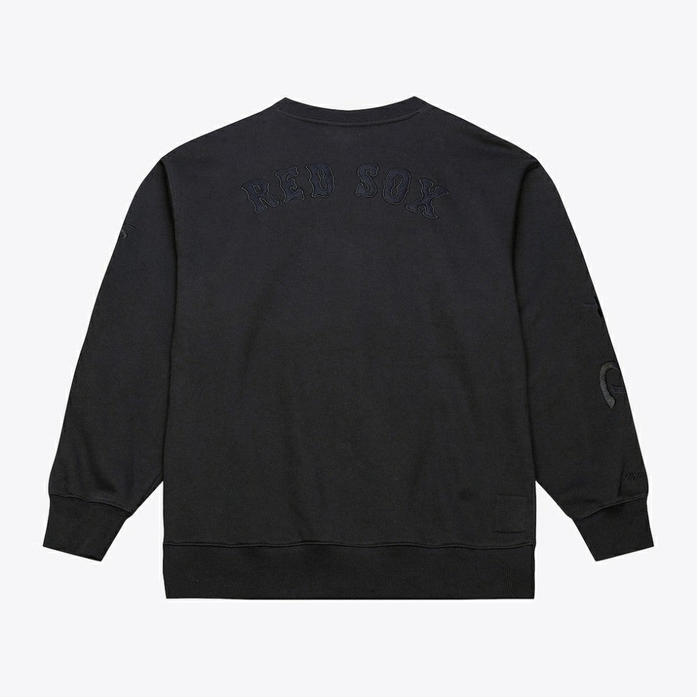 Boston Red Sox Phantom Fleece Crewneck Sweatshirt Black