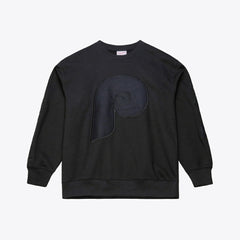 Philadelphia Phillies Phantom Fleece Crewneck Sweatshirt Black