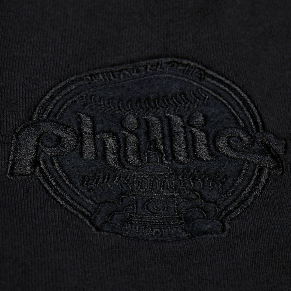 Philadelphia Phillies Phantom Fleece Crewneck Sweatshirt Black
