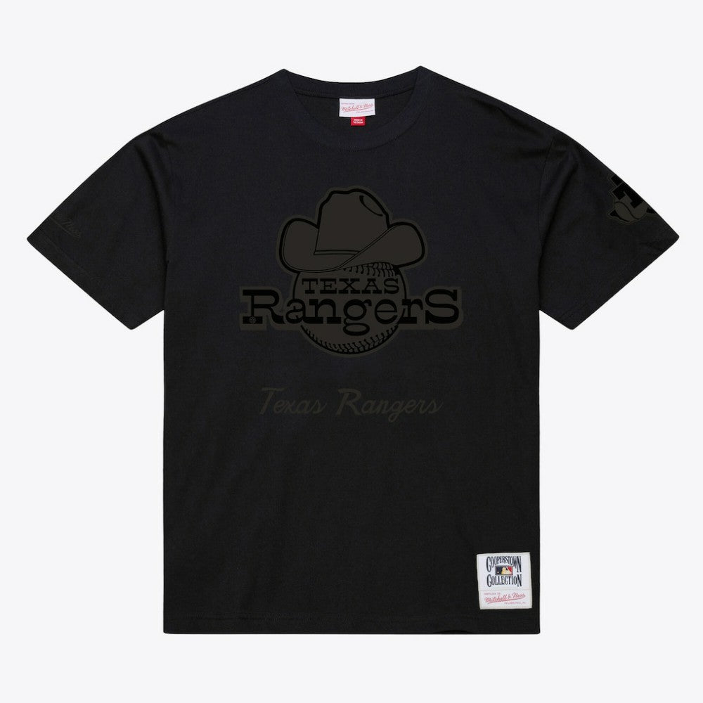Texas Rangers Cooperstown Collection Phantom T-Shirt Black