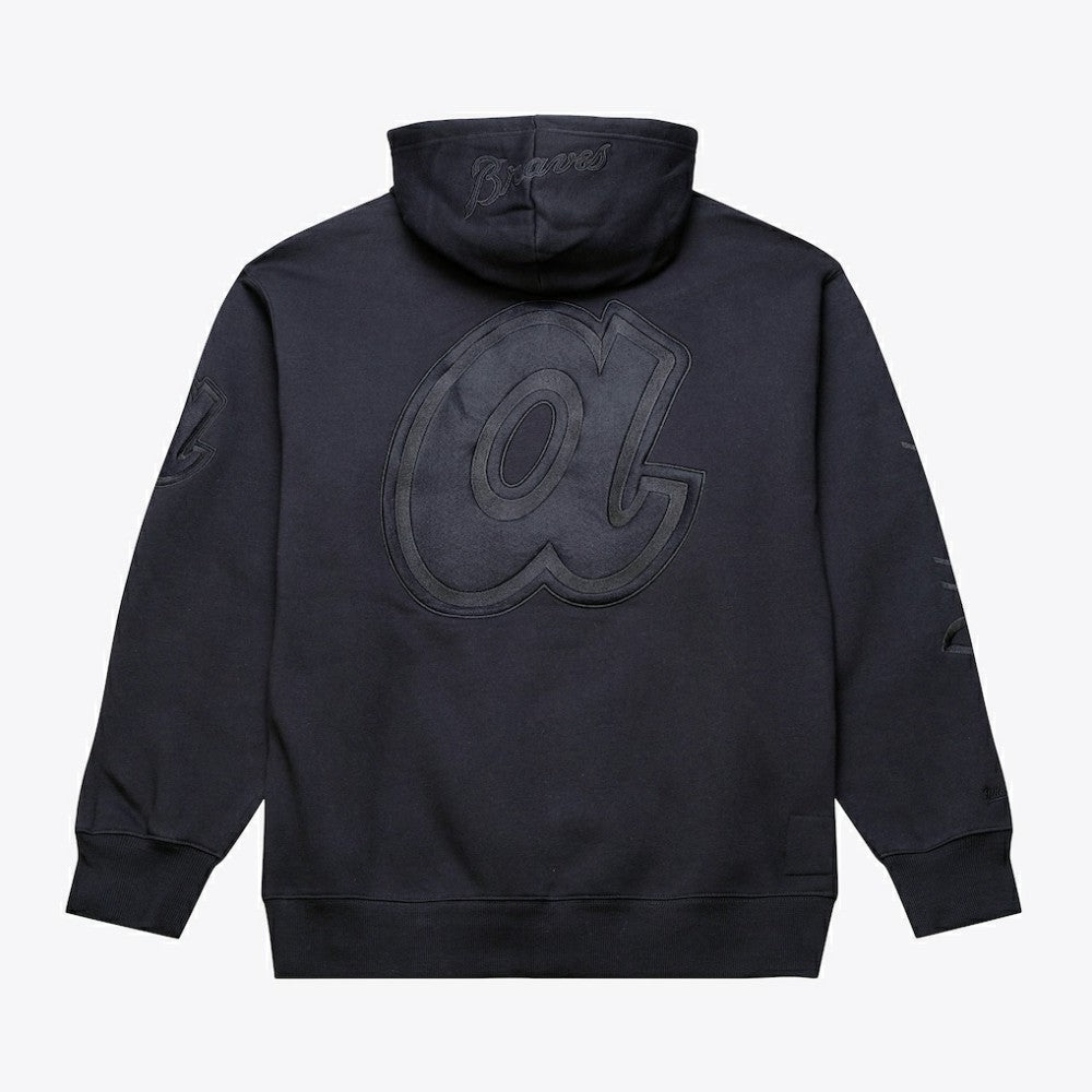 Atlanta Braves Phantom Fleece Hoodie Black