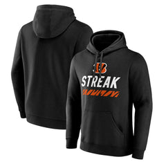 Cincinnati Bengals Streak Pullover Hoodie - Black online