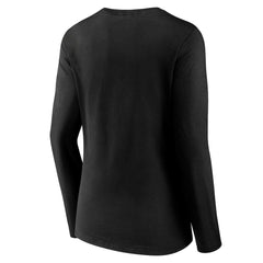 Cincinnati Bengals Women's Streak V-Neck Long Sleeve T-Shirt - Black on sale