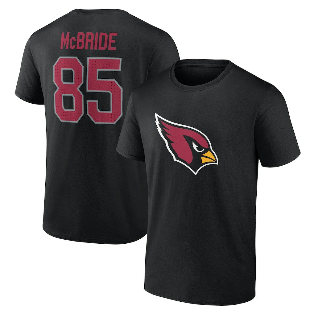 Trey McBride Arizona Cardinals Icon Name & Number T-Shirt - Black on sale