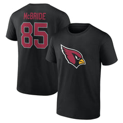 Trey McBride Arizona Cardinals Icon Name & Number T-Shirt - Black on sale