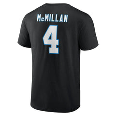 Tetairoa McMillan Carolina Panthers Icon Name & Number T-Shirt - Black for sale