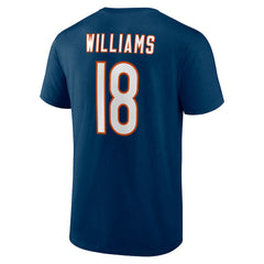 Caleb Williams Chicago Bears Icon Name & Number T-Shirt - Navy for sale