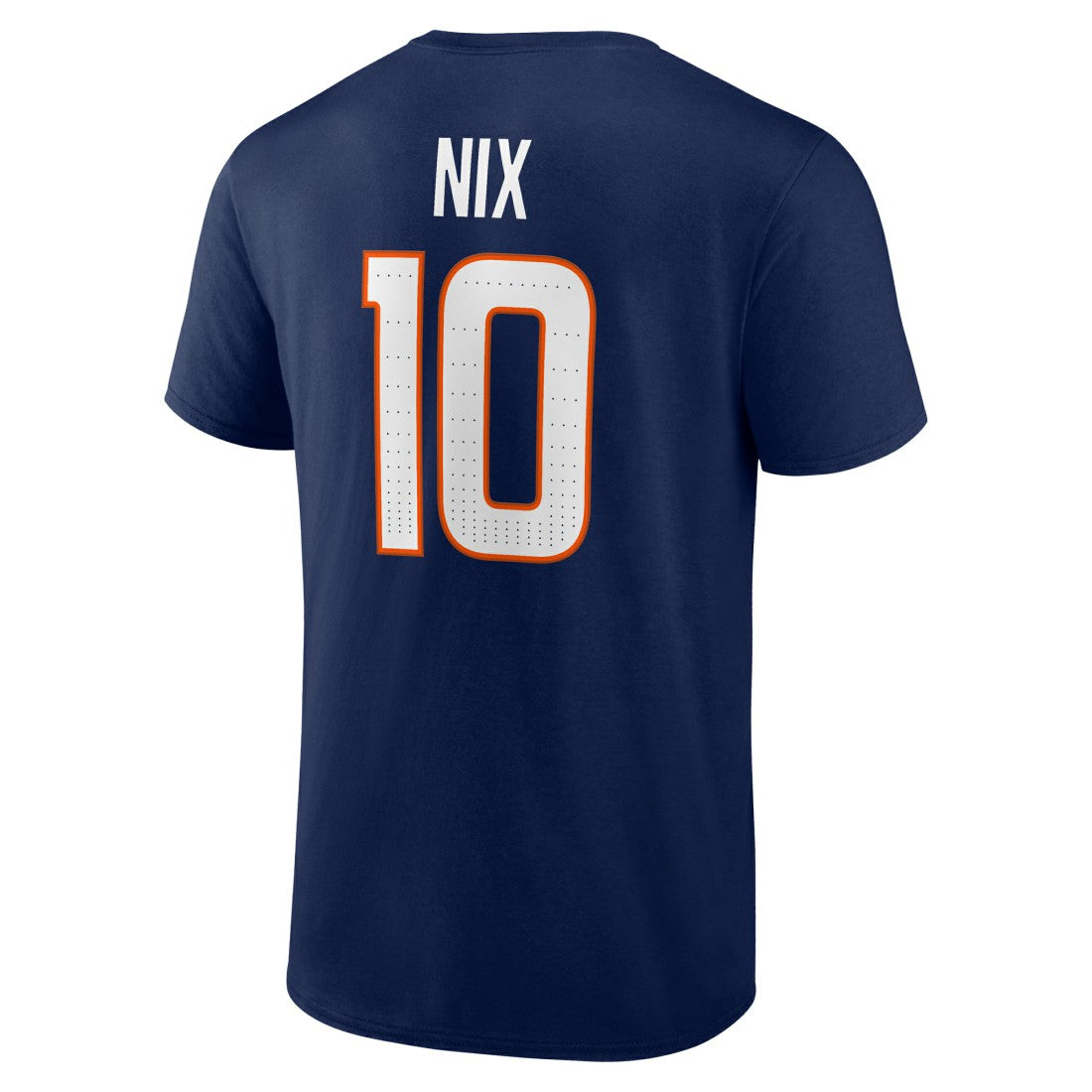 Bo Nix Denver Broncos Icon Name & Number T-Shirt - Navy sale