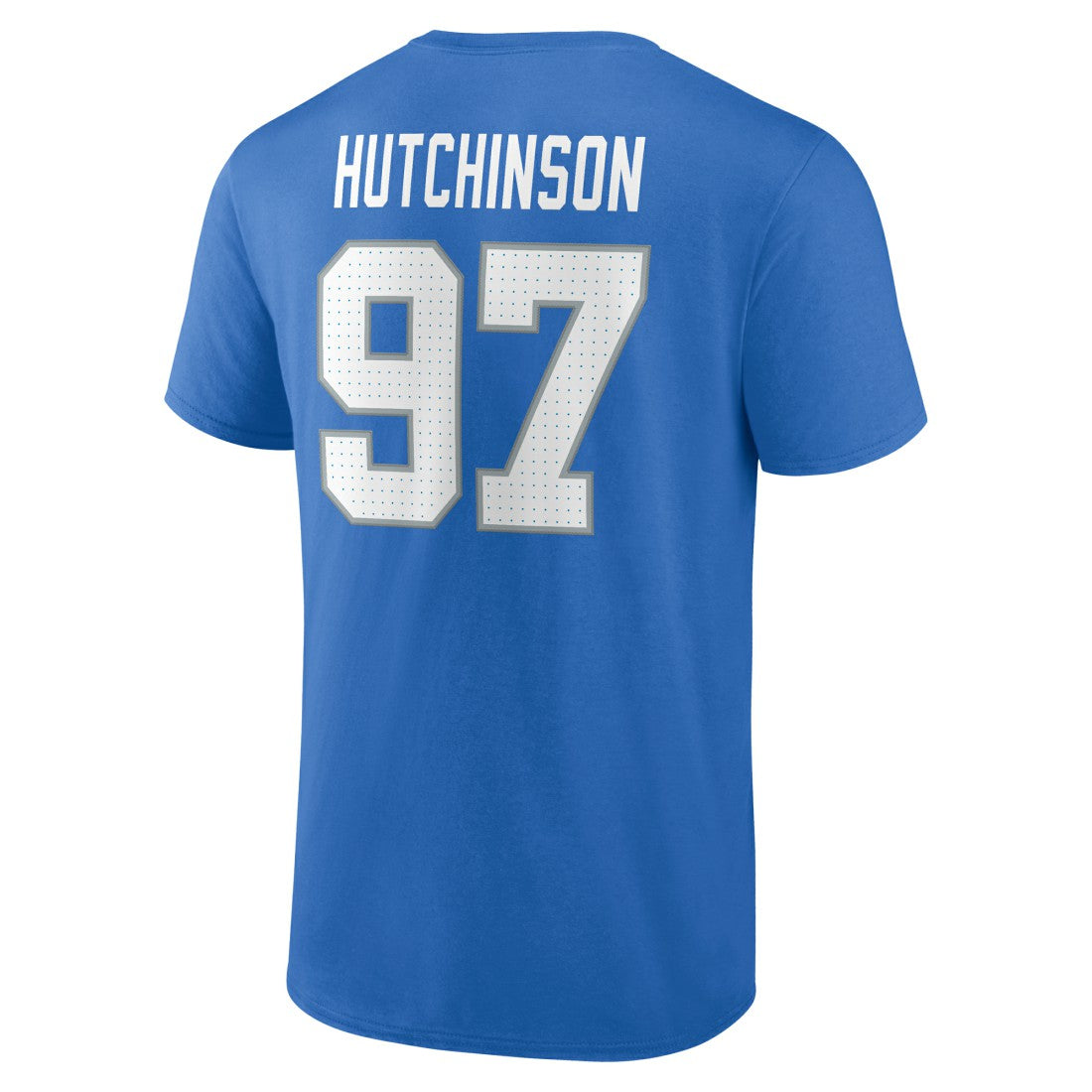 Aidan Hutchinson Detroit Lions Icon Name & Number T-Shirt - Blue discount