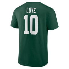 Jordan Love Green Bay Packers Icon Name & Number T-Shirt - Green outlet