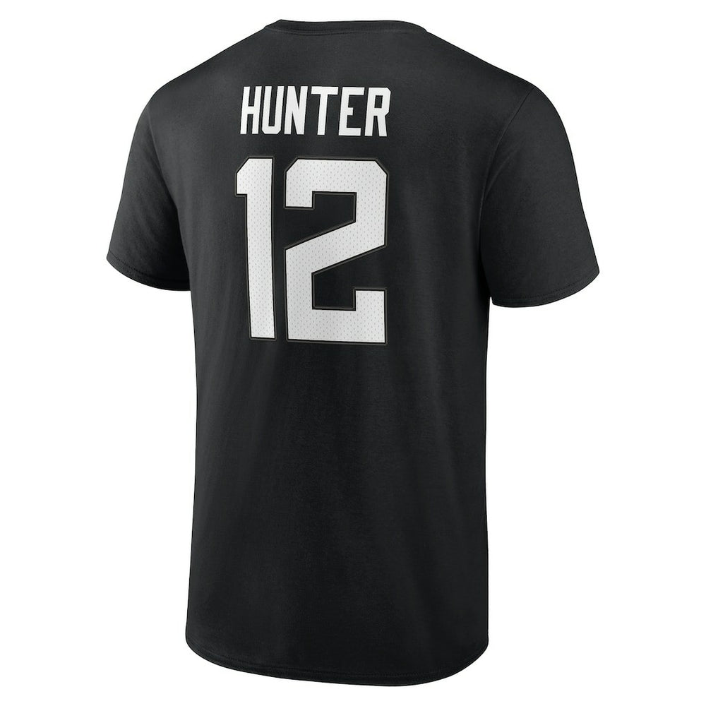 Travis Hunter Jacksonville Jaguars Icon Name & Number T-Shirt - Black cheap