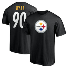 T.J. Watt Pittsburgh Steelers Icon Name & Number T-Shirt - Black outlet