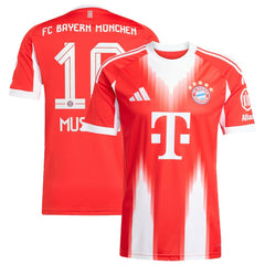 Jamal Musiala Bayern Munich Home 2025/26 Replica Player Jersey - Red for sale