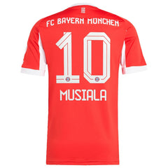 Jamal Musiala Bayern Munich Home 2025/26 Replica Player Jersey - Red for sale
