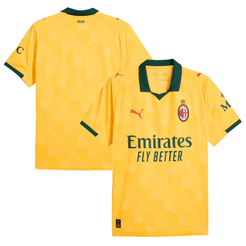 AC Milan 2025/26 Third Replica Jersey - Yellow on sale