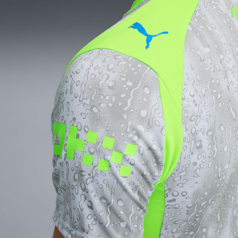 Manchester City 2025/26 Third Replica Jersey - Gray/Neon Green discount