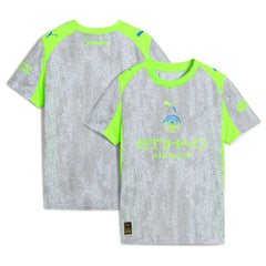 Manchester City Youth 2025/26 Third Replica Jersey - Green/Neon Green cheap