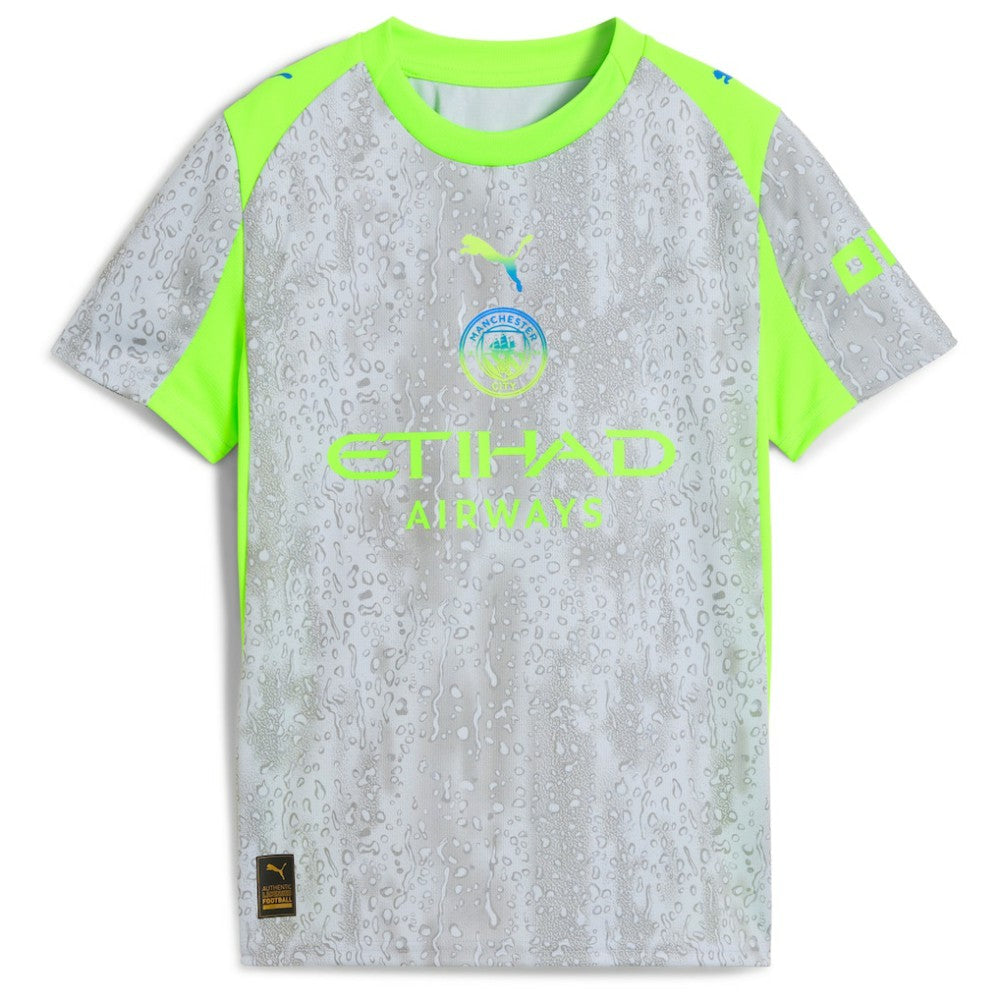 Manchester City Youth 2025/26 Third Replica Jersey - Green/Neon Green cheap