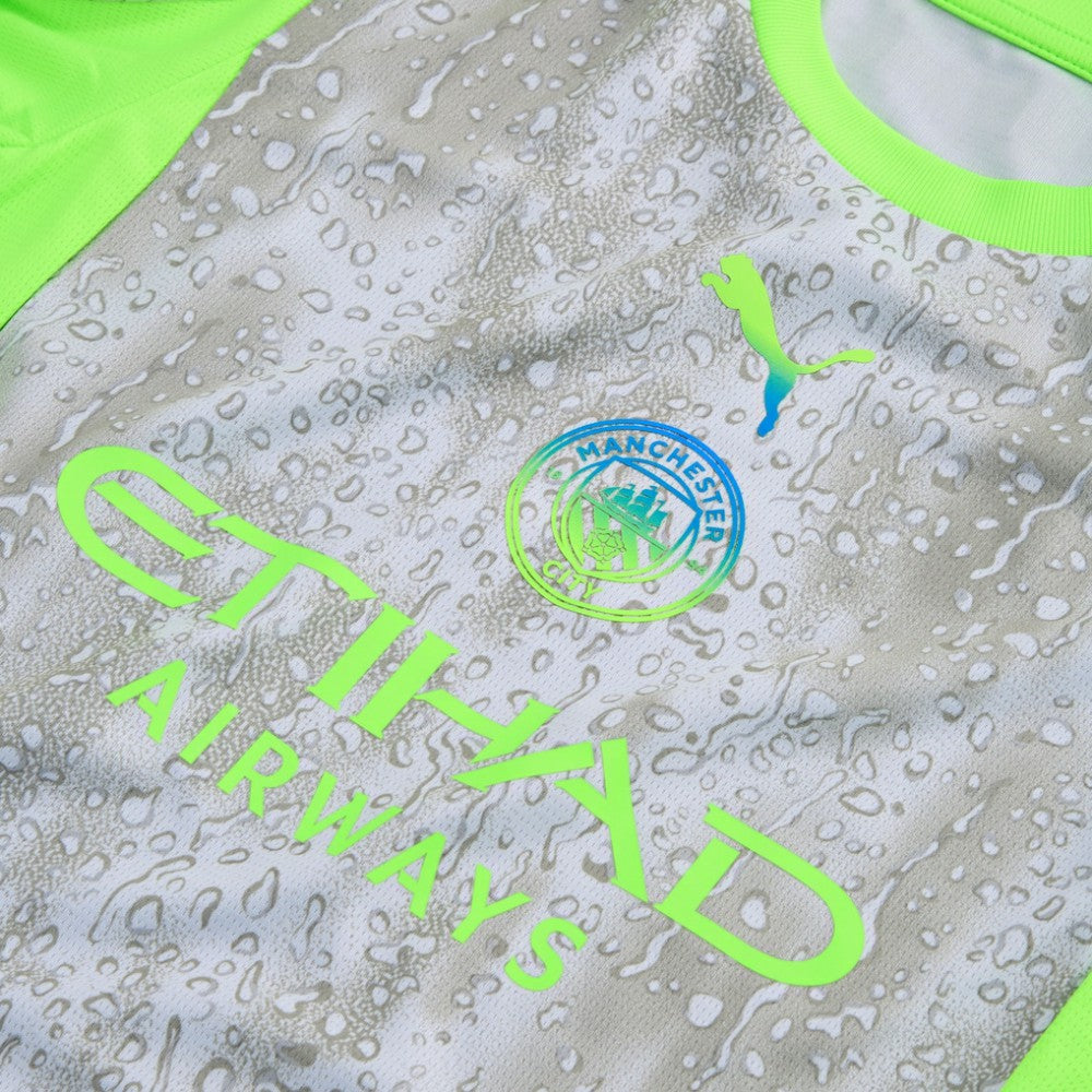 Manchester City Youth 2025/26 Third Replica Jersey - Green/Neon Green cheap