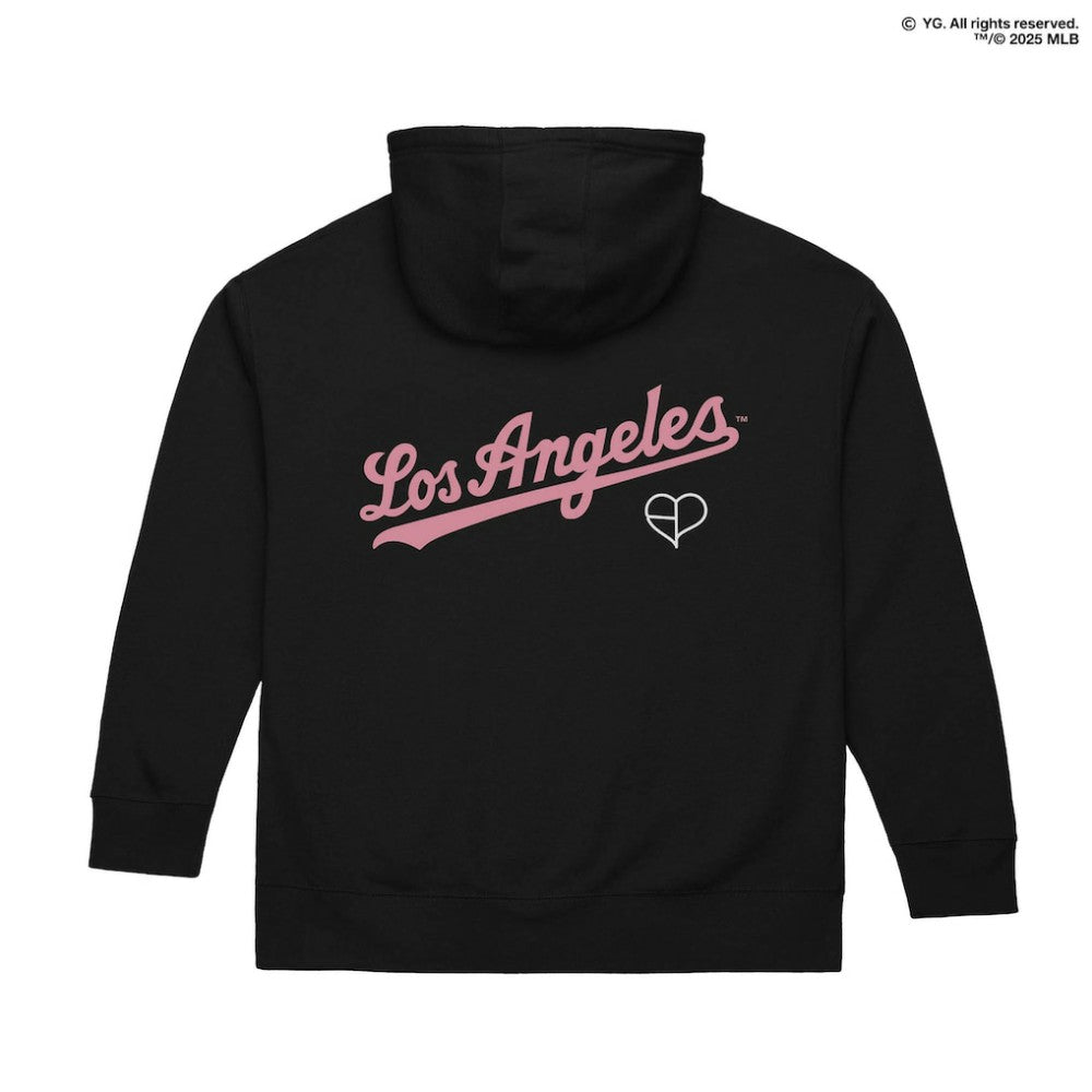 Los Angeles Dodgers x BLACKPINK  Pullover Hoodie Black Limited Edition