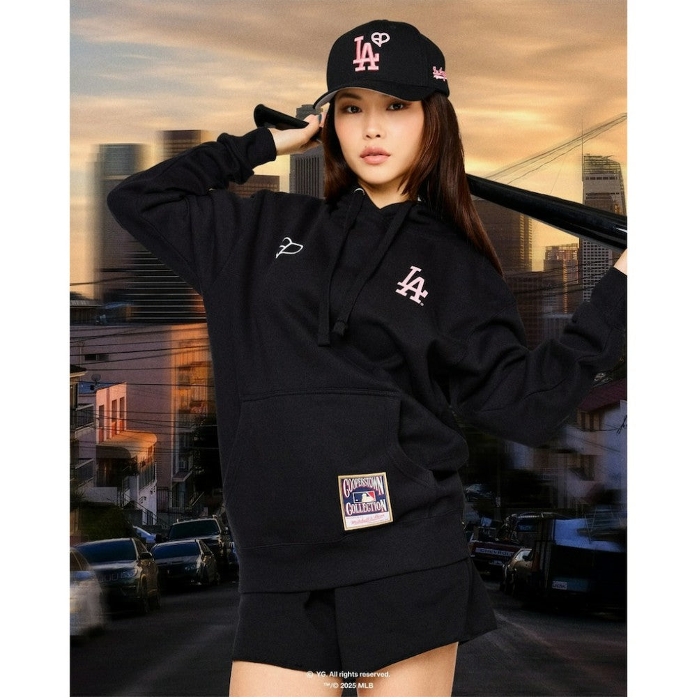 Los Angeles Dodgers x BLACKPINK  Pullover Hoodie Black Limited Edition